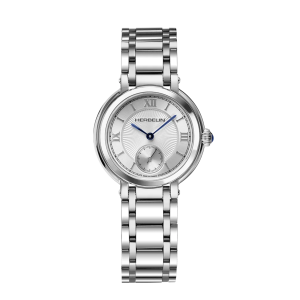 Ladies   MICHEL HERBELIN : Silver Dial Stainless Steel Case Quartz Movement 50m Water Resistant Without Screw in Crown With Stainless Steel Strap