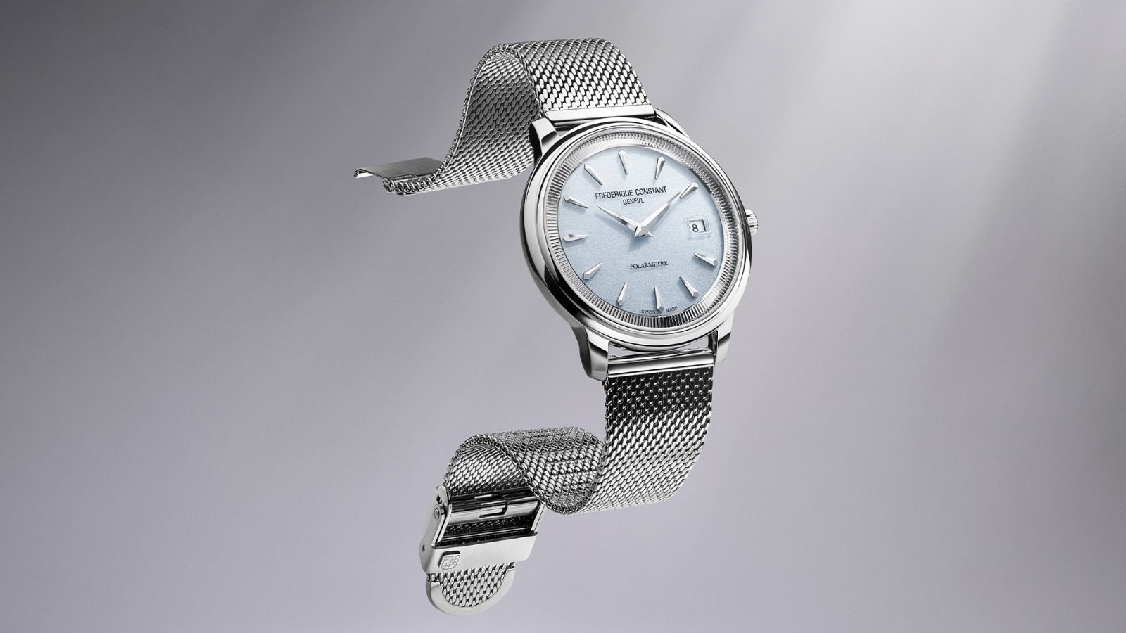 Frederique Constant Classics Solarimètre Ice Blue Dial