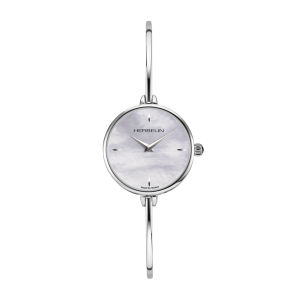 Ladies   MICHEL HERBELIN : Mother Of Pearl Dial Stainless Steel Case Quartz Movement Water Resistant Without Screw in Crown With Stainless Steel Strap