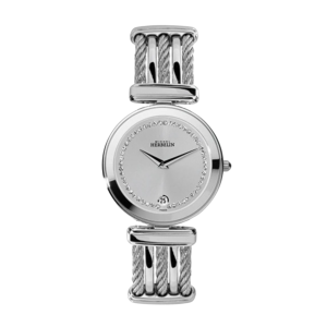 Herbelin Silver Dial Stainless Steel Quartz Watch 19415B62