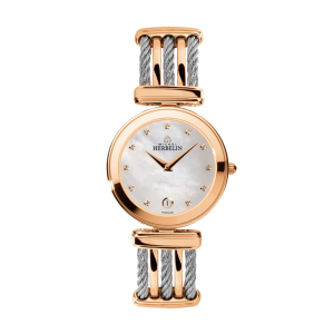 Herbelin Mother of Pearl Dial Two Tone Quartz Watch 19415BT5R59