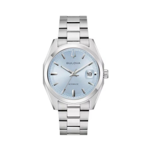 Bulova Surveyor Auto Blue Dial Stainless Steel Automatic Watch 96B469
