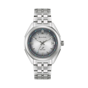 Bulova Jetstar Grey Dial Stainless Steel Quartz Watch 96B472
