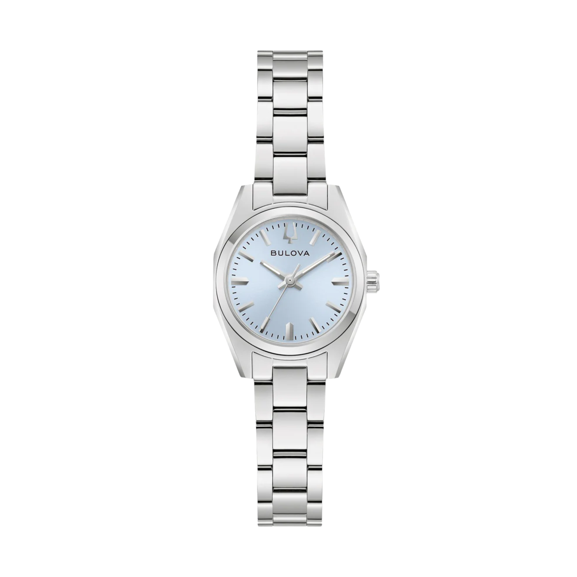 Bulova Surveyor Mini Blue Dial Stainless Steel Quartz Watch 96L345