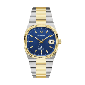 Bulova Super Seville Precisionist Blue Dial Two Tone Quartz Watch 98B462