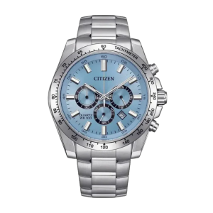 Citizen Classic Sport Chrono Blue Dial Stainless Steel Quartz Watch AN823059L