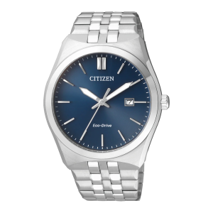 Citizen Eco Drive Dress Blue Dial Stainless Steel Solar Watch BM733067L