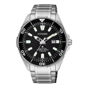 Citizen Promaster Black Dial Titanium Solar Watch BN020081E