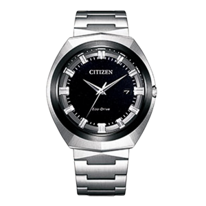Citizen Eco Drive Dress Black Dial Stainless Steel Solar Watch BN101455E
