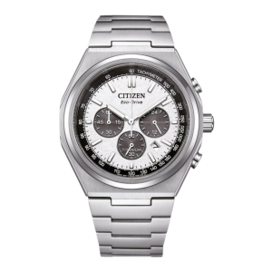 Citizen Zenshin Silver Dial Titanium Solar Watch CA461085A
