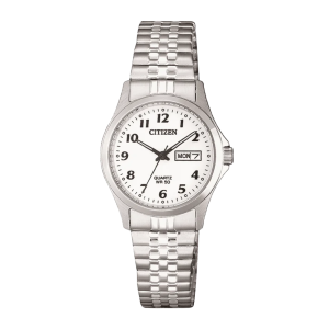 Citizen Classic Quartz White Dial Stainless Steel Quartz Watch EQ200096A