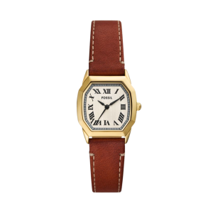 Fossil Harlow Gold Dial Gold PVD Quartz Watch ES5364