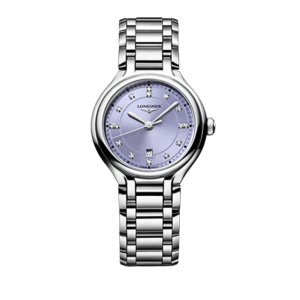 Longines Primaluna Purple Dial Stainless Steel Quartz Watch L81424076