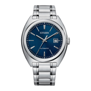 Citizen Gents Mechanical Blue Dial Stainless Steel Automatic Watch NJ010071L