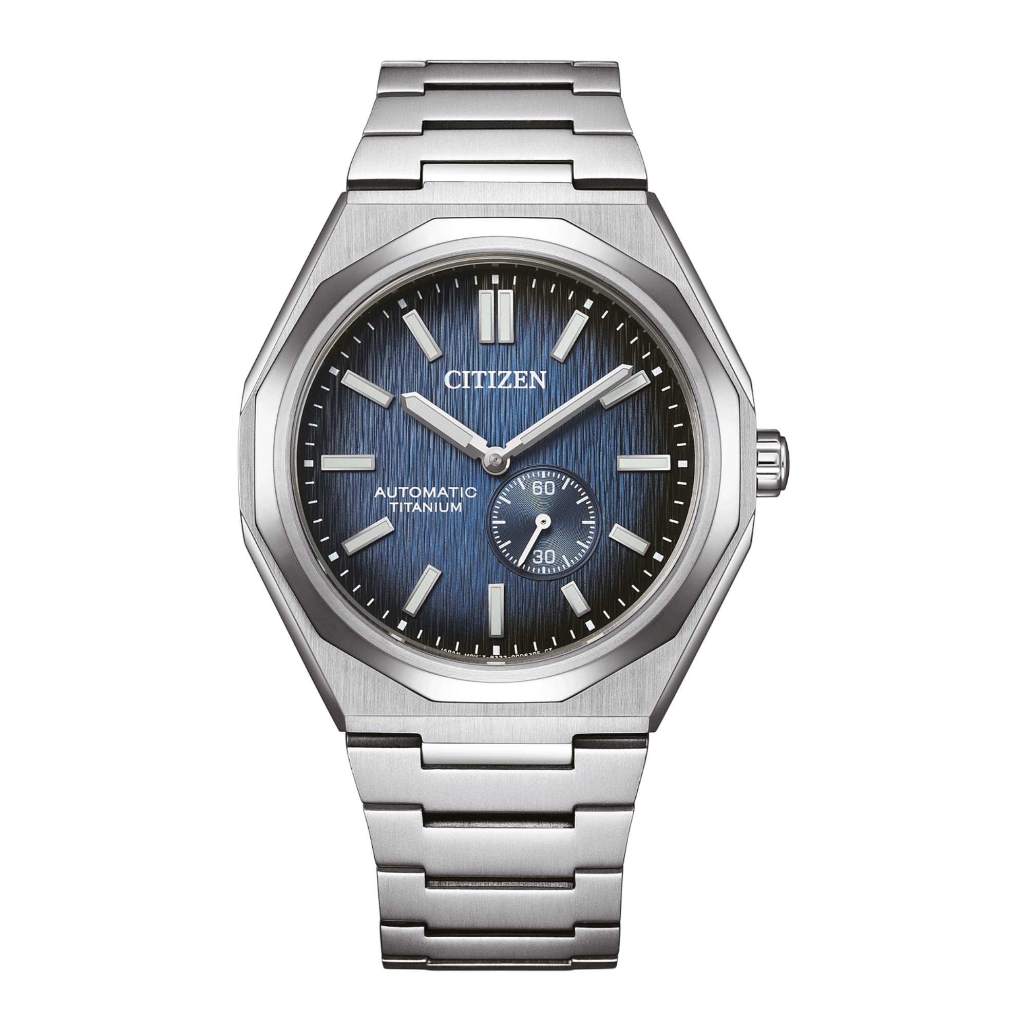 Citizen Zenshin Blue Dial Titanium Automatic Watch NK502058M