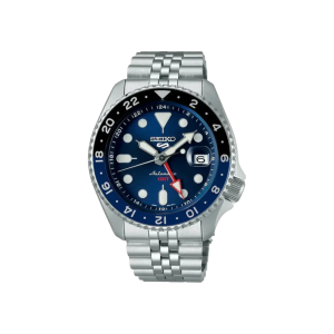 Seiko Blue Dial Stainless Steel Automatic Watch SSK003K1