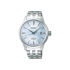 Seiko Blue Dial Stainless Steel Automatic Watch SRPE19J1