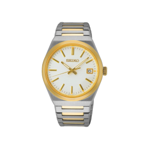 Seiko Silver Dial Stainless Steel Quartz Watch SUR558P1