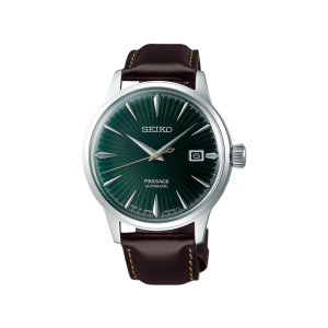 Seiko Green Dial Stainless Steel Automatic Watch SRPD37J1