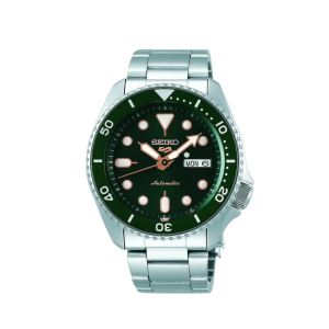 Seiko Green Dial Stainless Steel Automatic Watch SRPD63K1