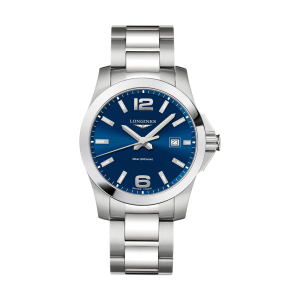 Longines Conquest Blue Dial Stainless Steel Quartz Watch L37594966