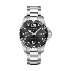 Longines Hydro Conquest Black Dial Stainless Steel Quartz Watch L37824566