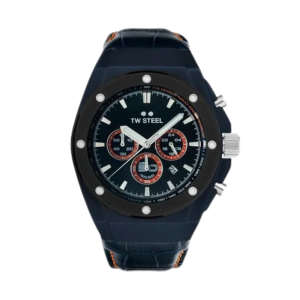 TW Steel Blue Dial PVD Coated Steel Chronograph Watch CE4110