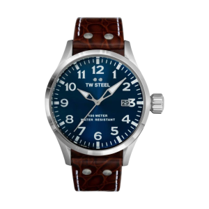 TW Steel Blue Dial Stainless Steel Quartz Watch VS101