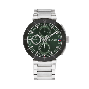 Tommy Hilfiger Green Dial Stainless Steel Quartz Watch 1792117TH