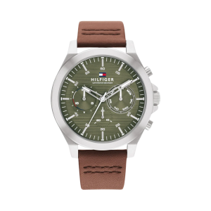 Tommy Hilfiger Green Dial Stainless Steel Chronograph Watch 1710522TH