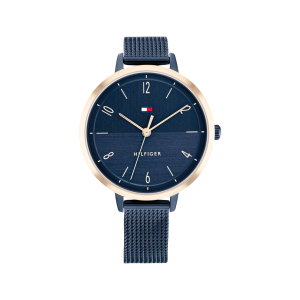 Tommy Hilfiger Blue Dial Two Tone Quartz Watch 1782581TH