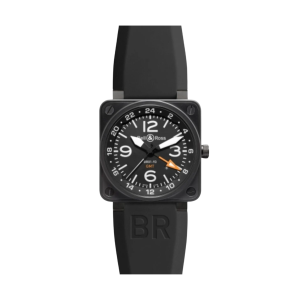 Bell and Ross Black Dial Ceramic Automatic Watch BR0193GMT