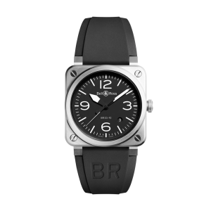 Bell and Ross Black Dial Stainless Steel Automatic Watch BR0392BLCST
