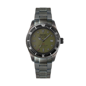Out of Order Green Dial PVD Coated Steel Automatic Watch 001162VE