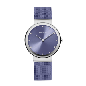 Bering Purple Dial Stainless Steel Quartz Watch 10135908