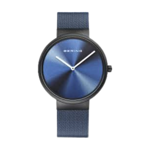 Bering Black Dial PVD Coated Steel Quartz Watch 19039327