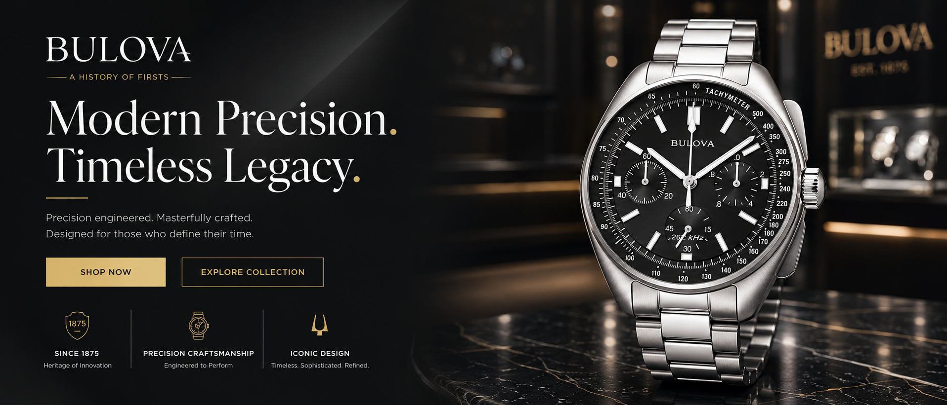 Armani Watches Banner