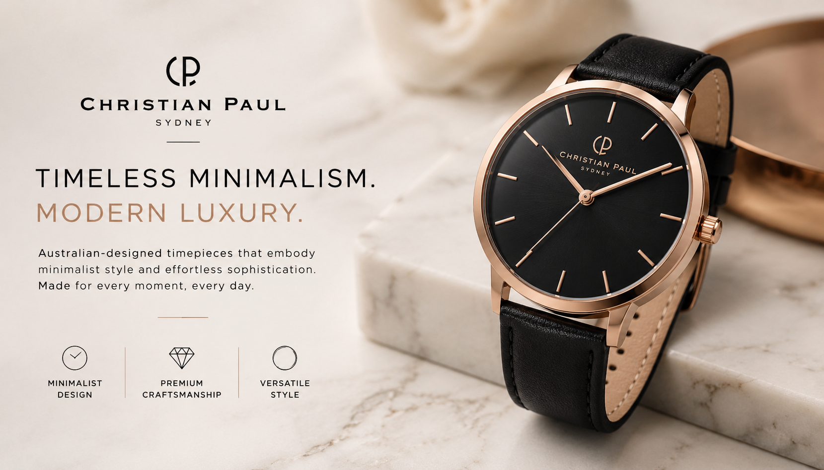 Armani Watches Banner
