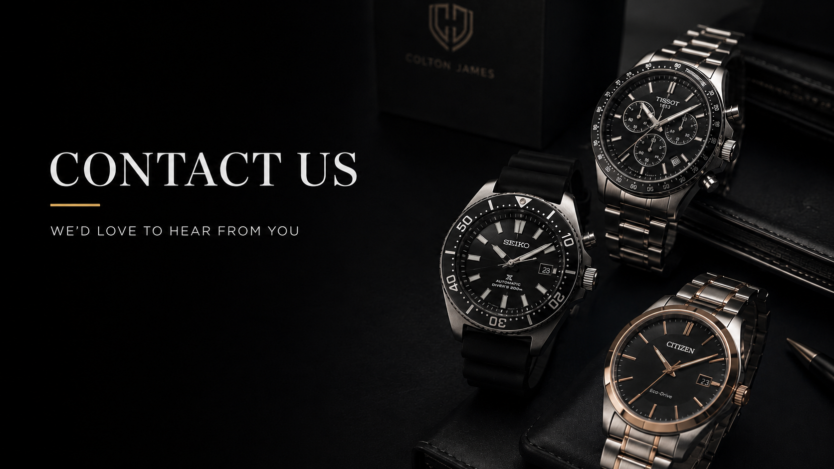 Armani Watches Banner