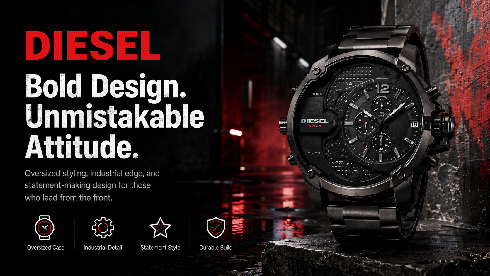 Armani Watches Banner