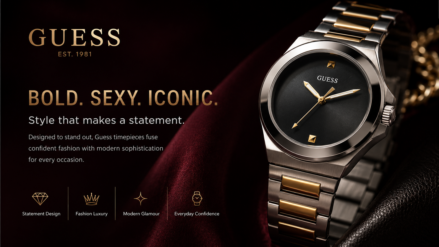 Armani Watches Banner
