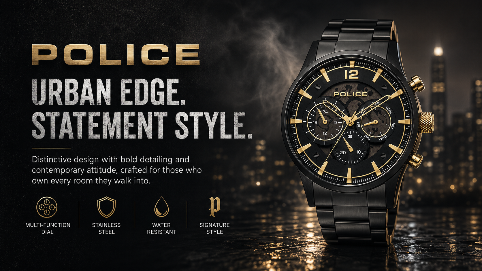 Armani Watches Banner