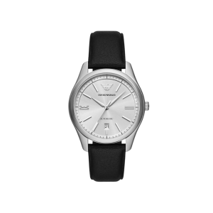 Armani Silver Dial Stainless Steel Quartz Watch AR60077