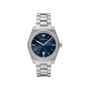 Armani Blue Dial Stainless Steel Quartz Watch AR11620