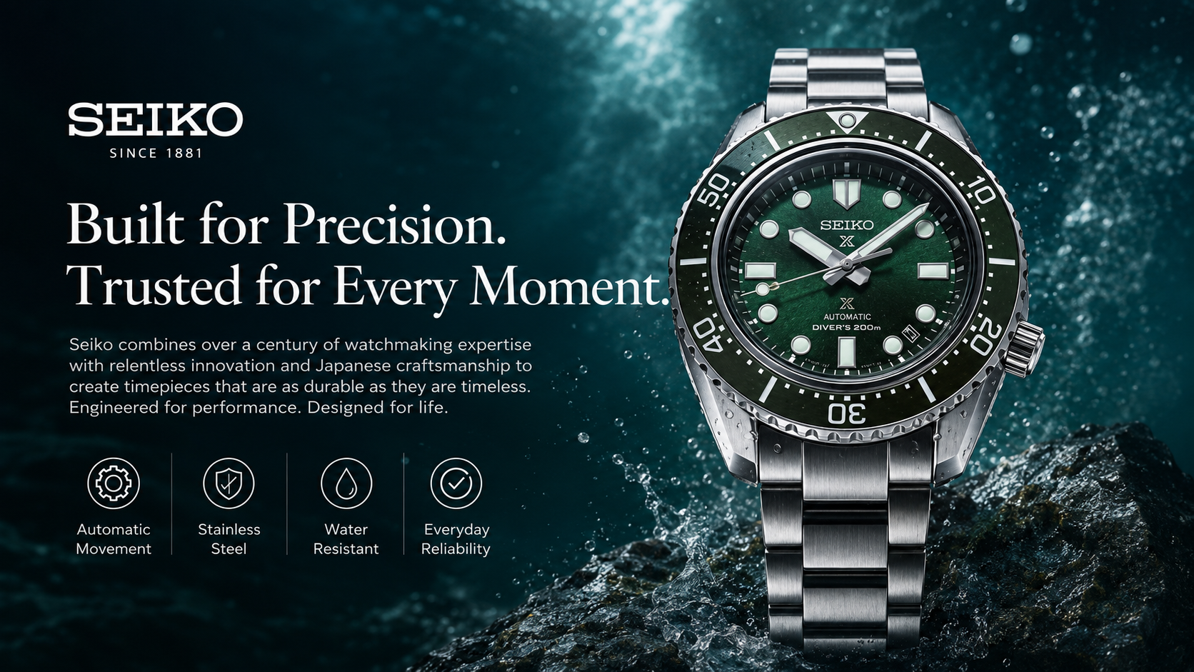 Armani Watches Banner