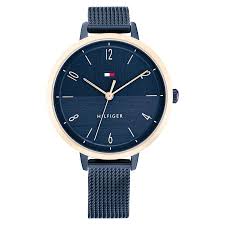 Ladies   TOMMY HILFIGER : Blue Dial Two Tone case 1782581TH